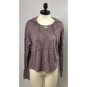 Womans Long Sleaved Hooded Shirt